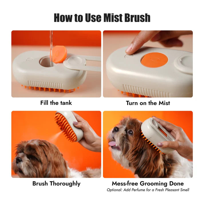 Steam Brush for Dog/Cat