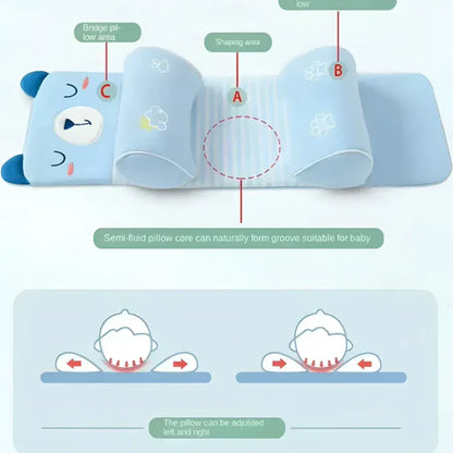 Baby Shaping Head Support Pillow - Assorted Colour